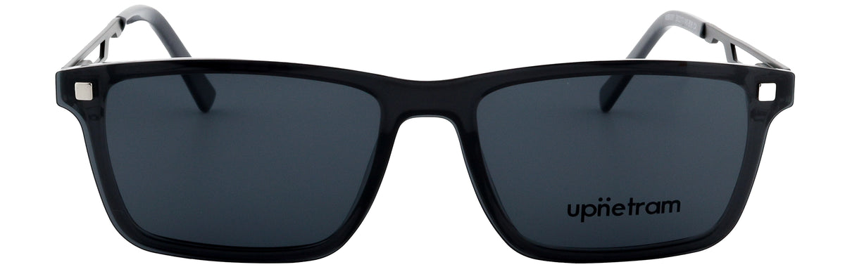 UP0081-C4-Handmade Mix Material-Crystal Smoke Grey