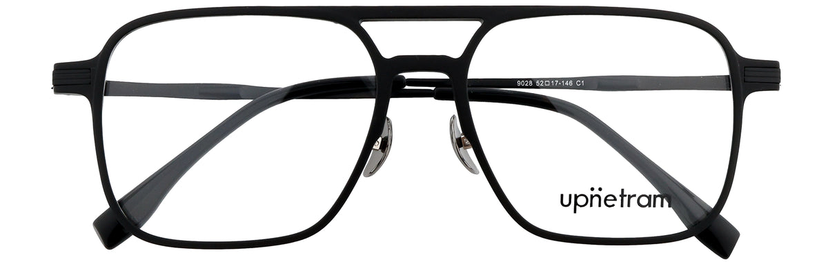 UP9028-C1-Handmade Mix Material-Midnight Black