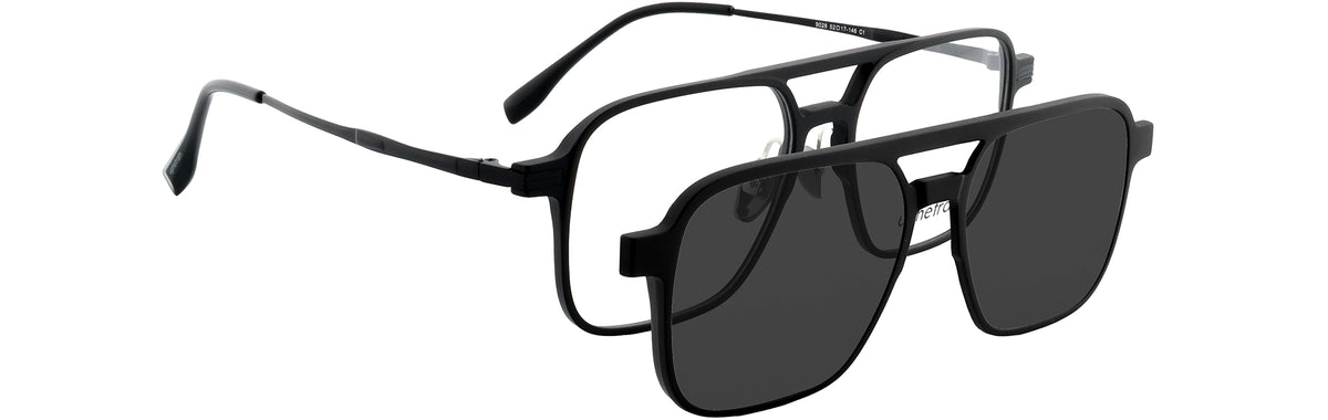 UP9028-C1-Handmade Mix Material-Midnight Black