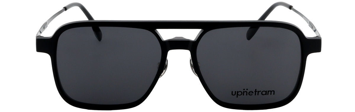 UP9028-C1-Handmade Mix Material-Midnight Black