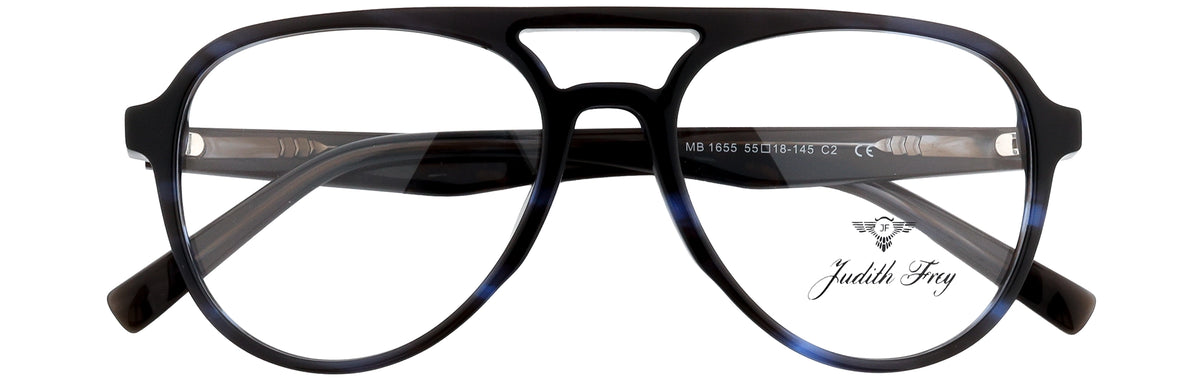 JF1655-C2-Handmade Bio Acetate-Blue Camoflauge