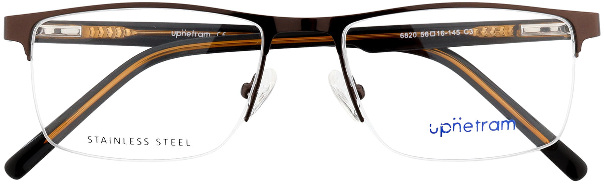 UP6820-C3-Metal Alloy Clipon-Havana Brown