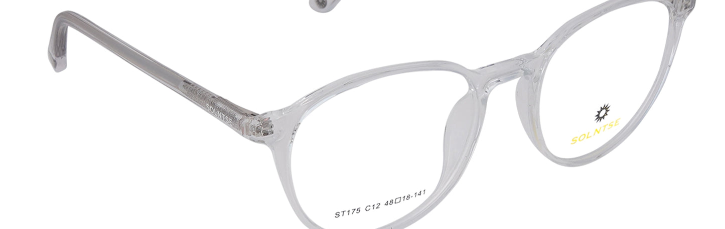 ST175-C12-Handmade Acetate-Crystal Clear