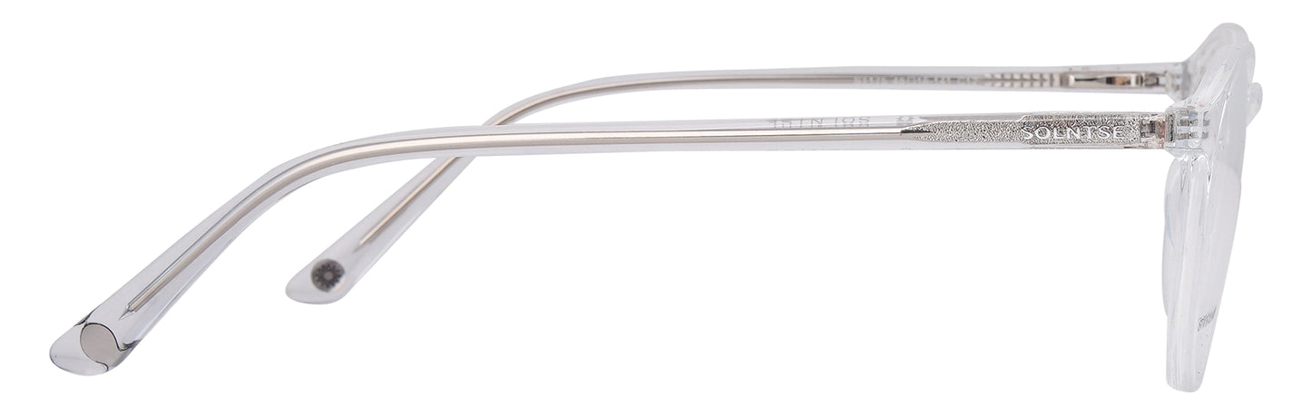 ST175-C12-Handmade Acetate-Crystal Clear