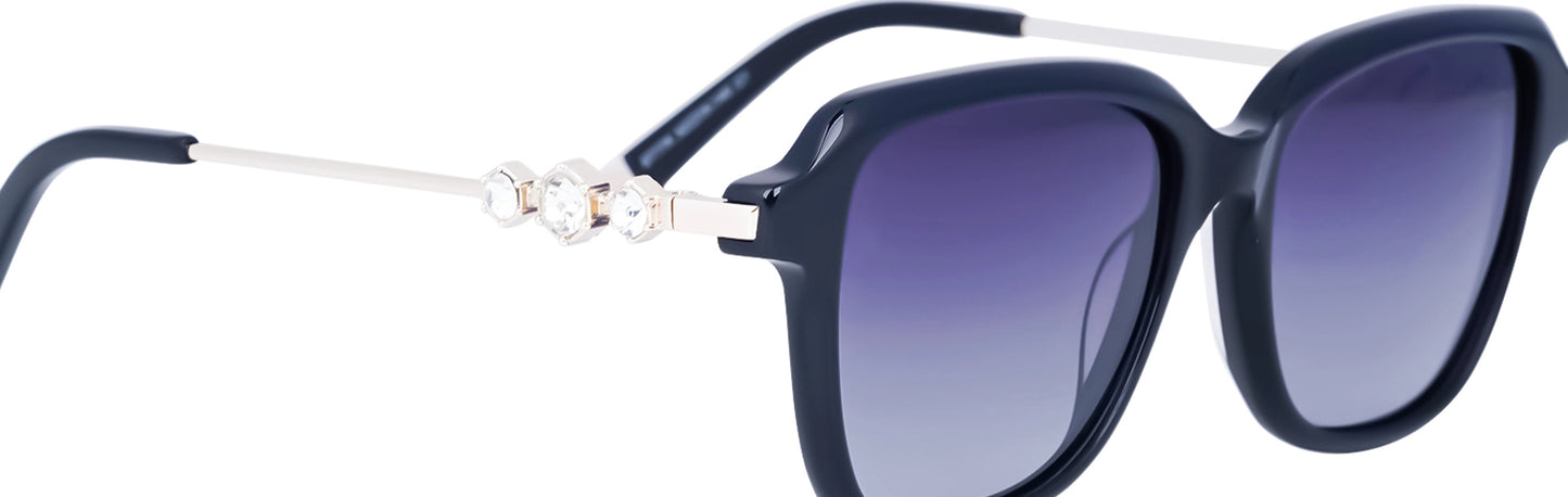 ST178-C1-Handmade Acetate-Obsidian Black