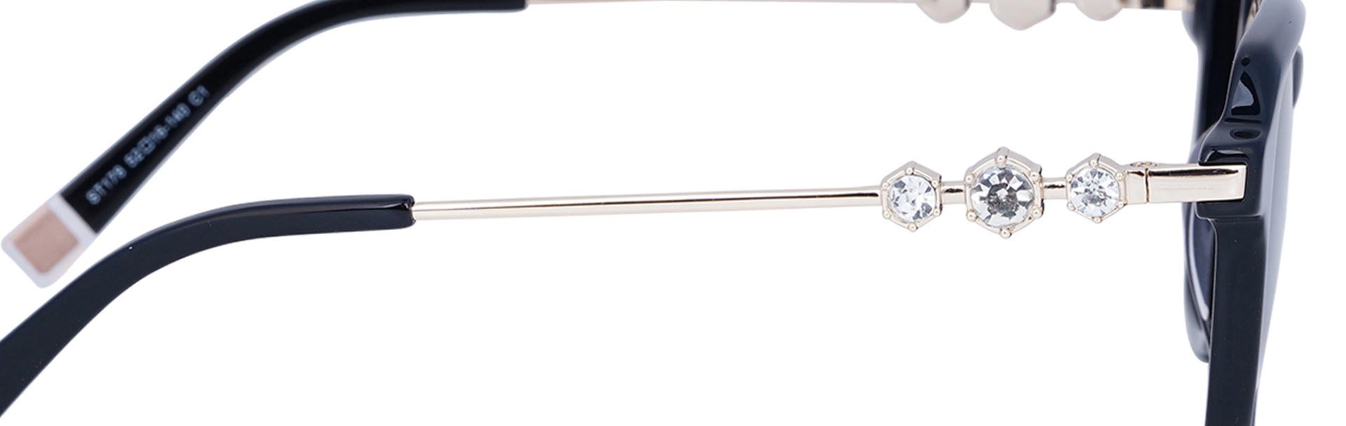 ST178-C1-Handmade Acetate-Obsidian Black