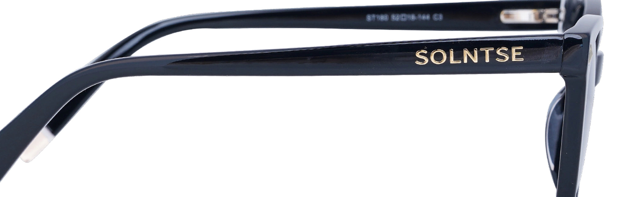 ST180-C3-Handmade Acetate-Ebony Black