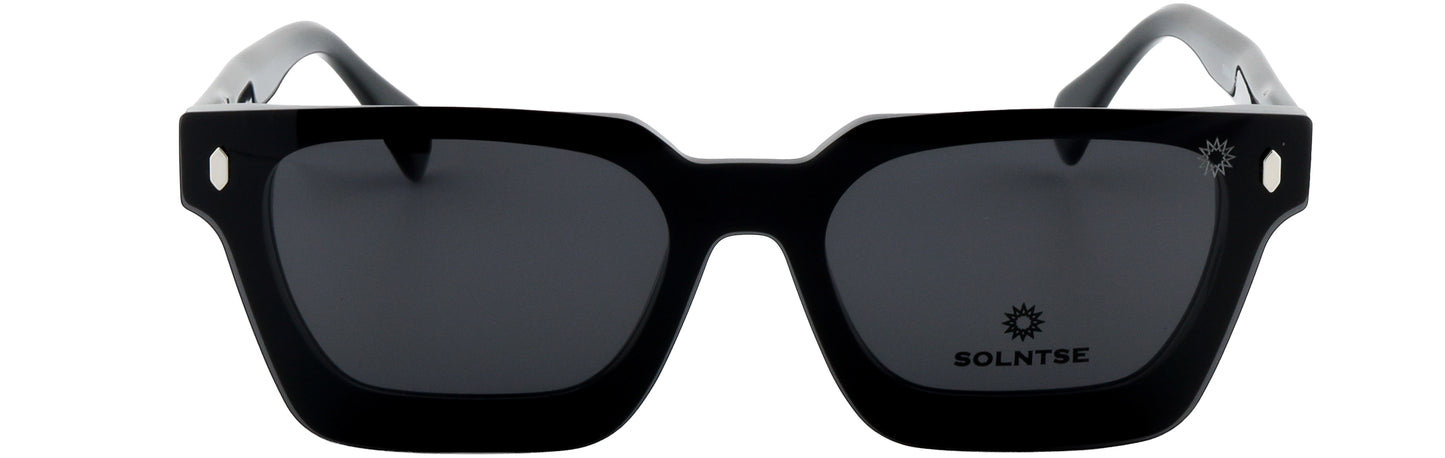 ST5959-C1-Handmade Bio Acetate-Midnight Black