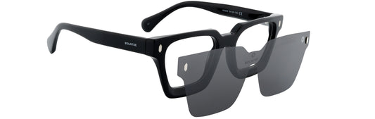 ST5959-C1-Handmade Bio Acetate-Midnight Black