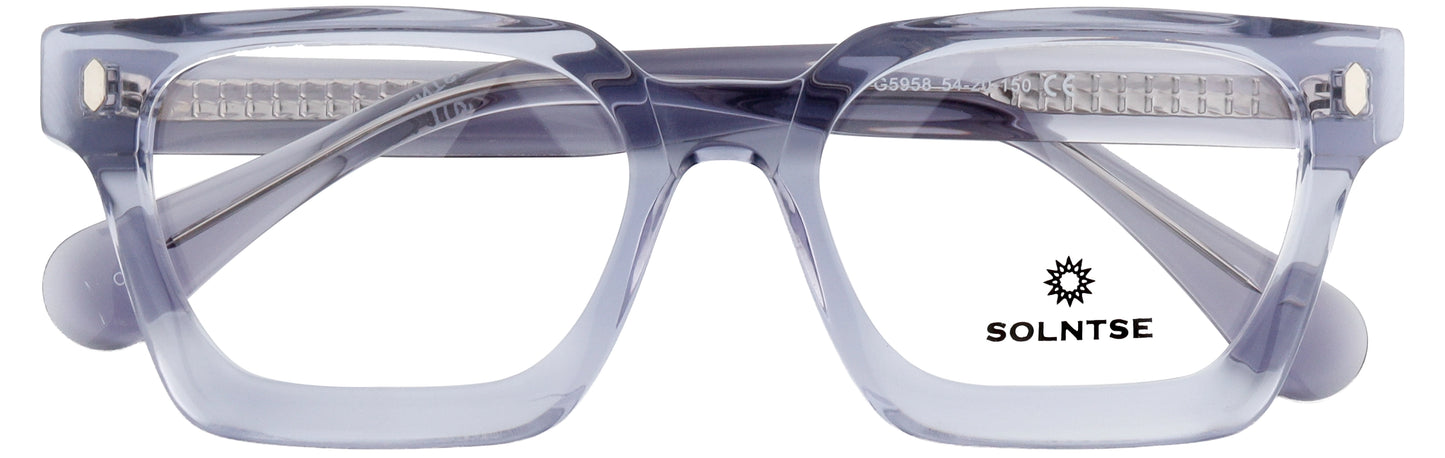 ST5959-C4-Handmade Bio Acetate-Smokey Grey