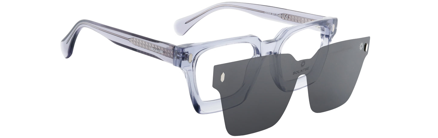 ST5959-C4-Handmade Bio Acetate-Smokey Grey