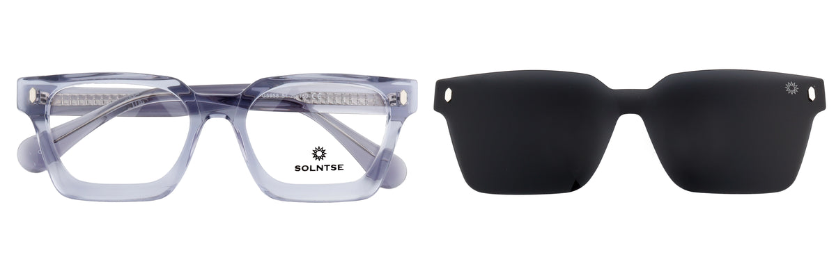 ST5959-C4-Handmade Bio Acetate-Smokey Grey