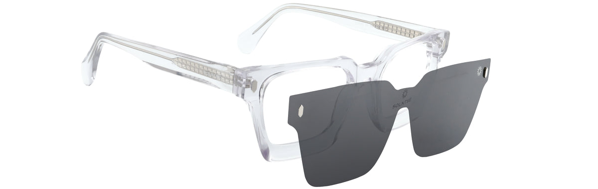 ST5959-C5-Handmade Bio Acetate-Crystal Clear