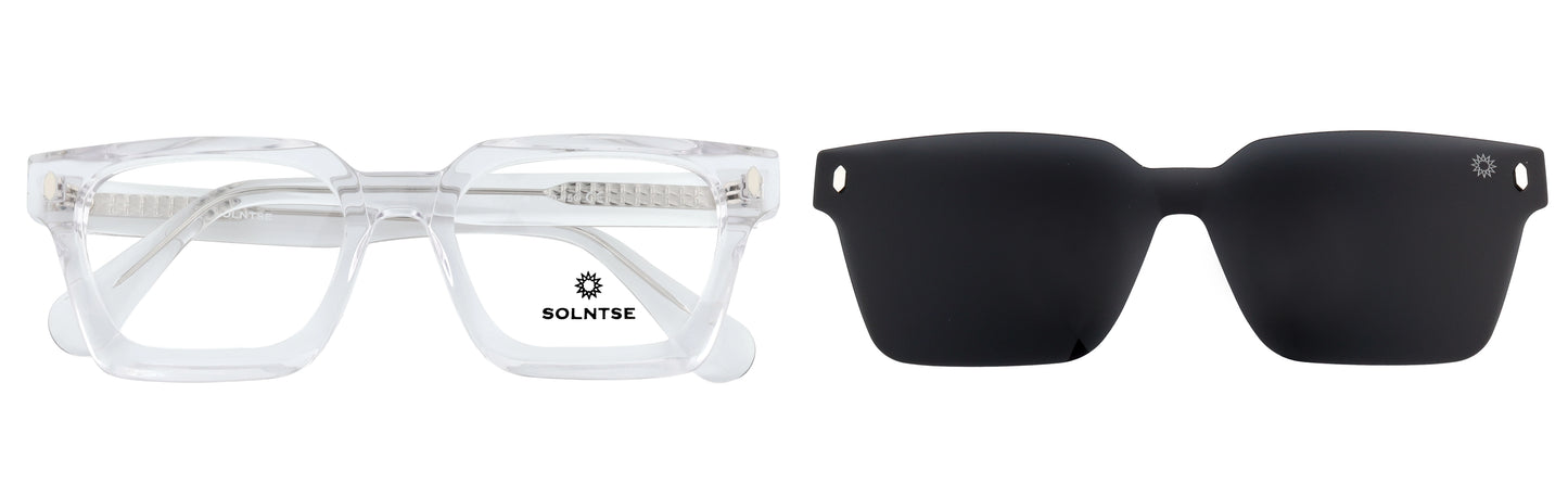 ST5959-C5-Handmade Bio Acetate-Crystal Clear