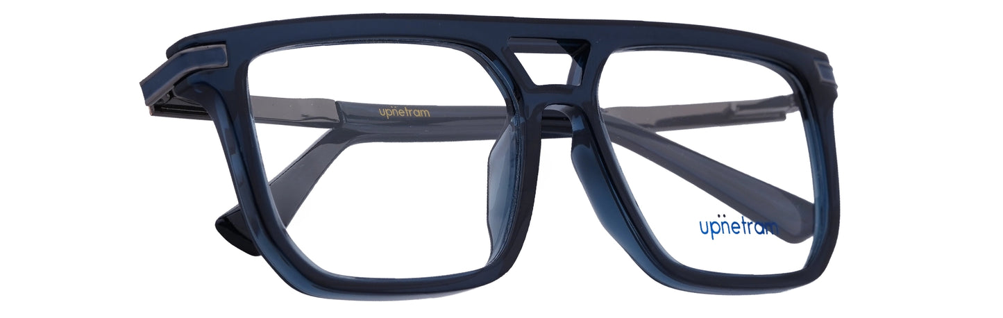 UP60025-C6-Handmade Mix Material-Glacier Blue