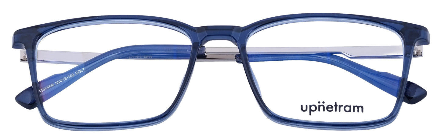 UP83098-COL7-Handmade Mix Material-Glacier Blue