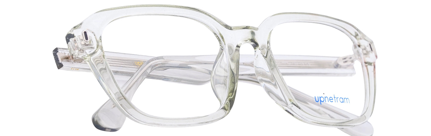 UP5026-C5-Handmade Mix Material-Transparent Grey