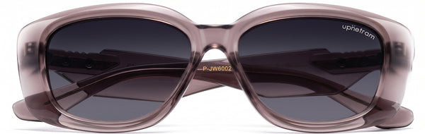 UP6002-C6-Handmade Mix Material-Mauve Smoke