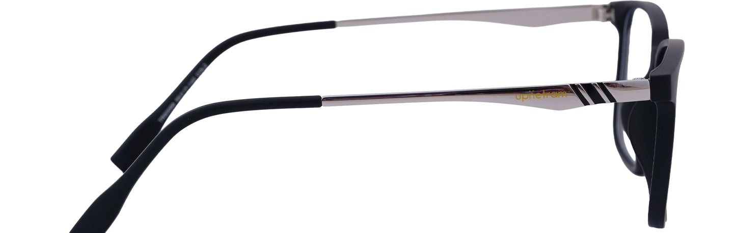 UP83096-C2-Handmade Mix Material-Black Silver