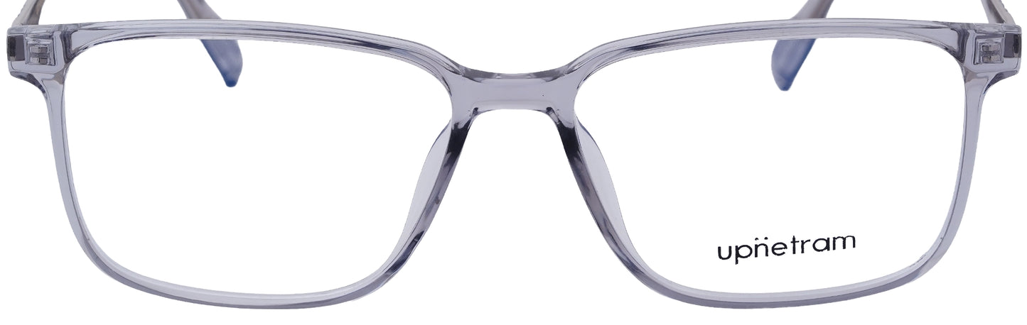 UP83096-C8-Handmade Mix Material-Translucent Grey