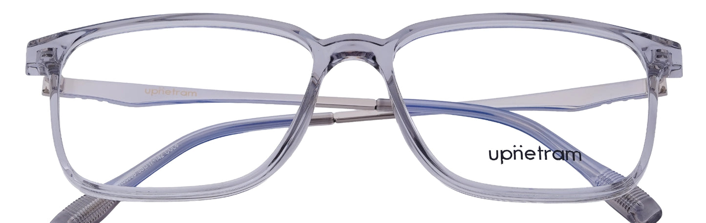 UP83096-C8-Handmade Mix Material-Translucent Grey