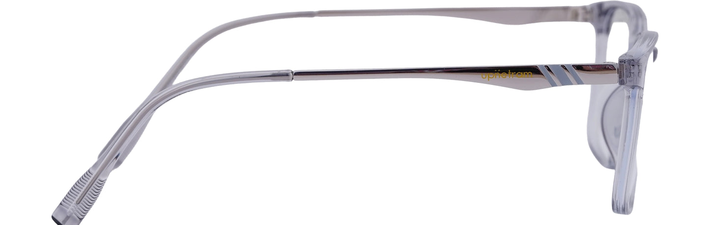 UP83096-C8-Handmade Mix Material-Translucent Grey