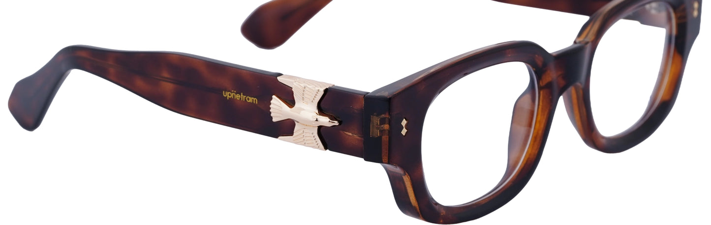 UP5024-C2-Handmade Mix Material-Havana Brown