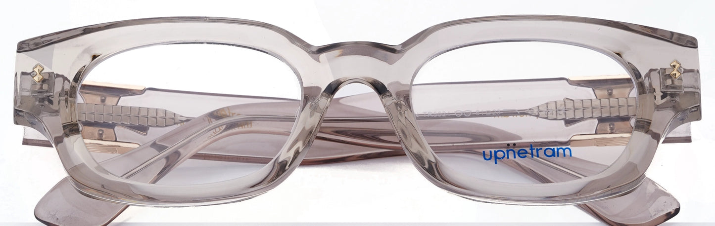 UP5024-C4-Handmade Mix Material-Translucent Grey