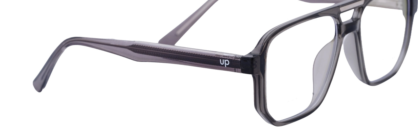 UP5509-C6-Handmade Mix Material-Translucent Grey
