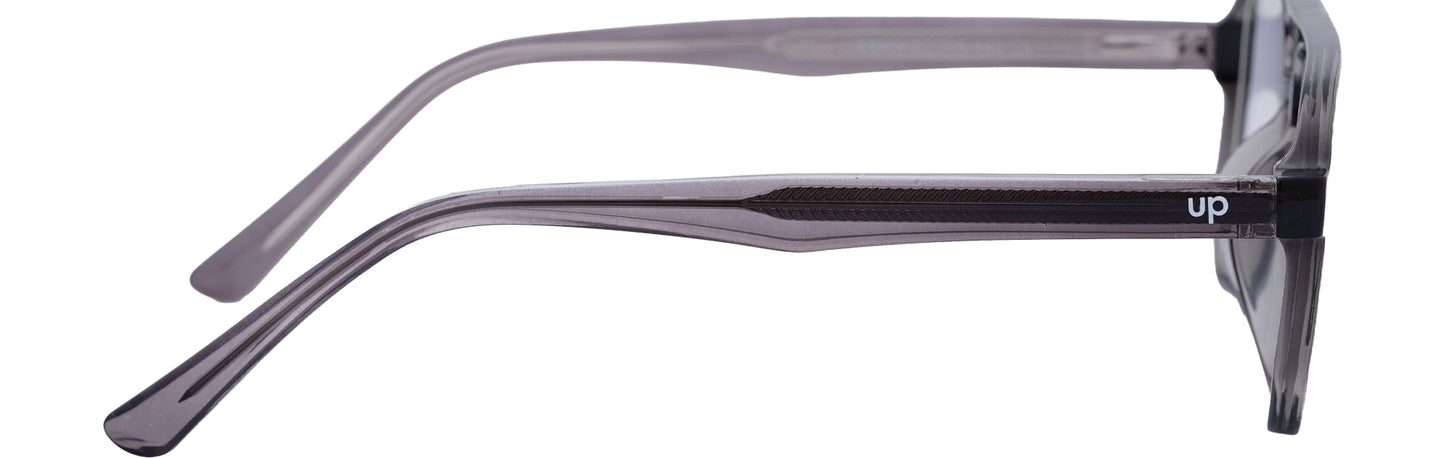 UP5509-C6-Handmade Mix Material-Translucent Grey