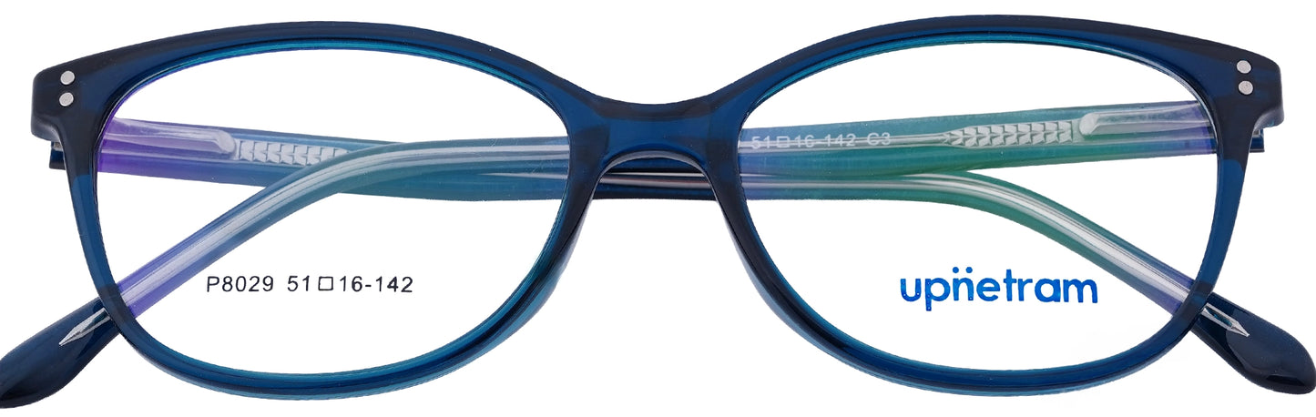UP8029-C3-Handmade Mix Material-Glacier Blue