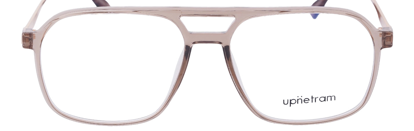 UP83092-C4-Handmade Mix Material-Translucent Brown