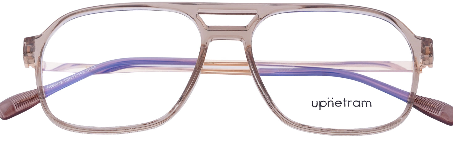 UP83092-C4-Handmade Mix Material-Translucent Brown