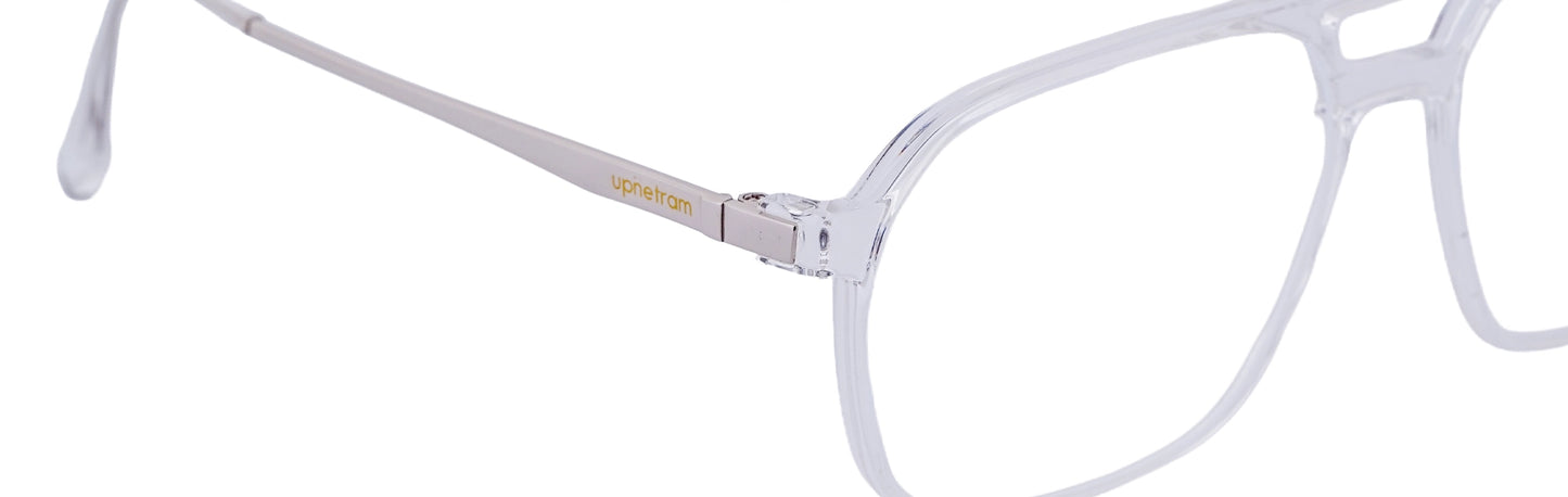UP83092-C6-Handmade Mix Material-Crystal Clear