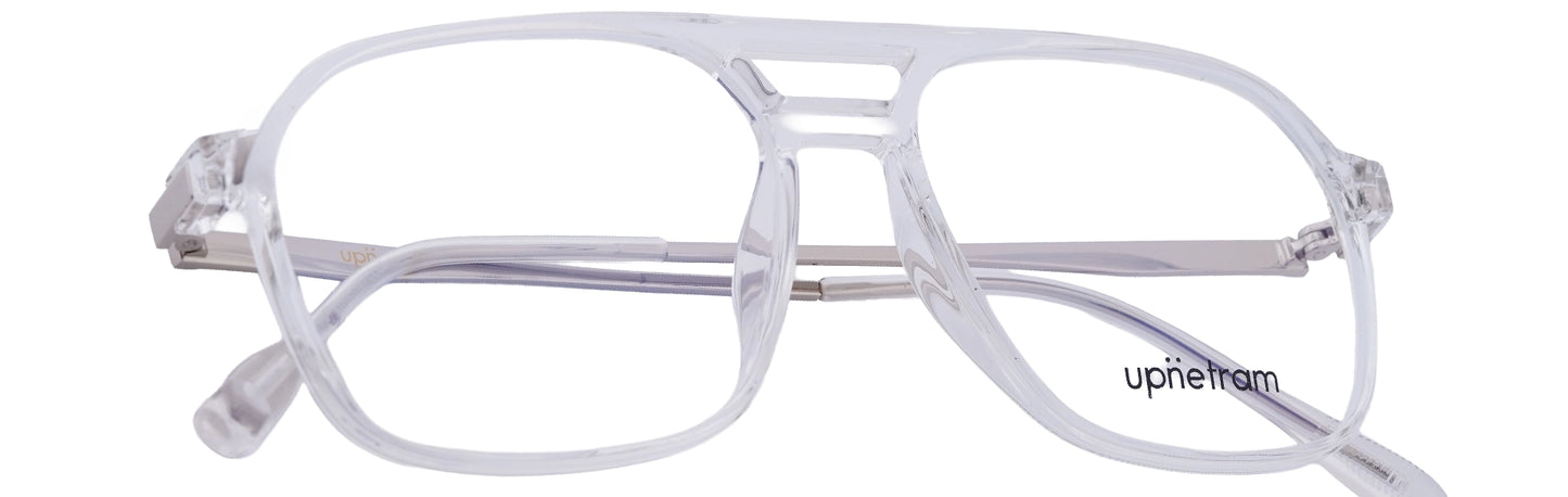 UP83092-C6-Handmade Mix Material-Crystal Clear