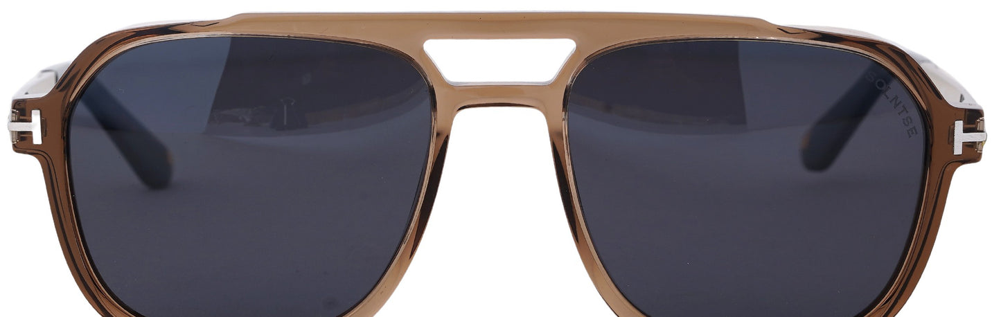 ST8701-C6-Handmade Bio Acetate-Smoked Champagne