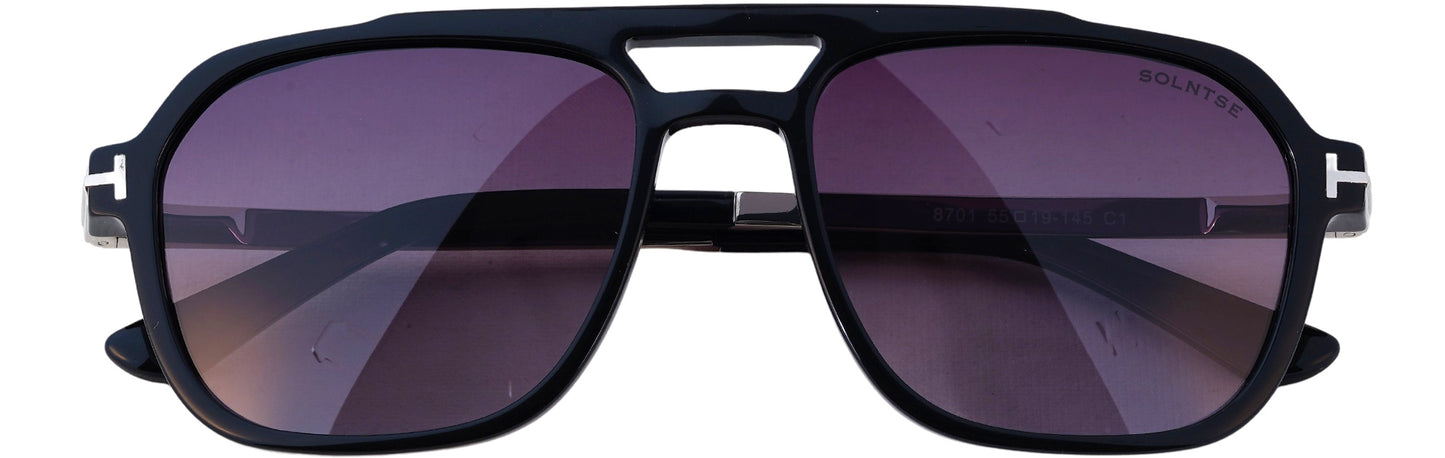 ST8701-C1-Handmade Bio Acetate-Phantom Black