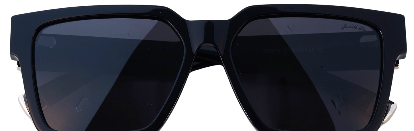 JF8575-C1-Handmade Bio Acetate-Jet Black