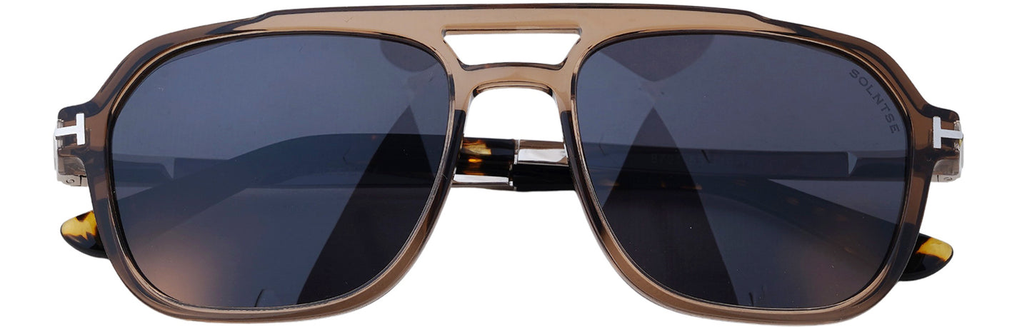ST8701-C6-Handmade Bio Acetate-Smoked Champagne