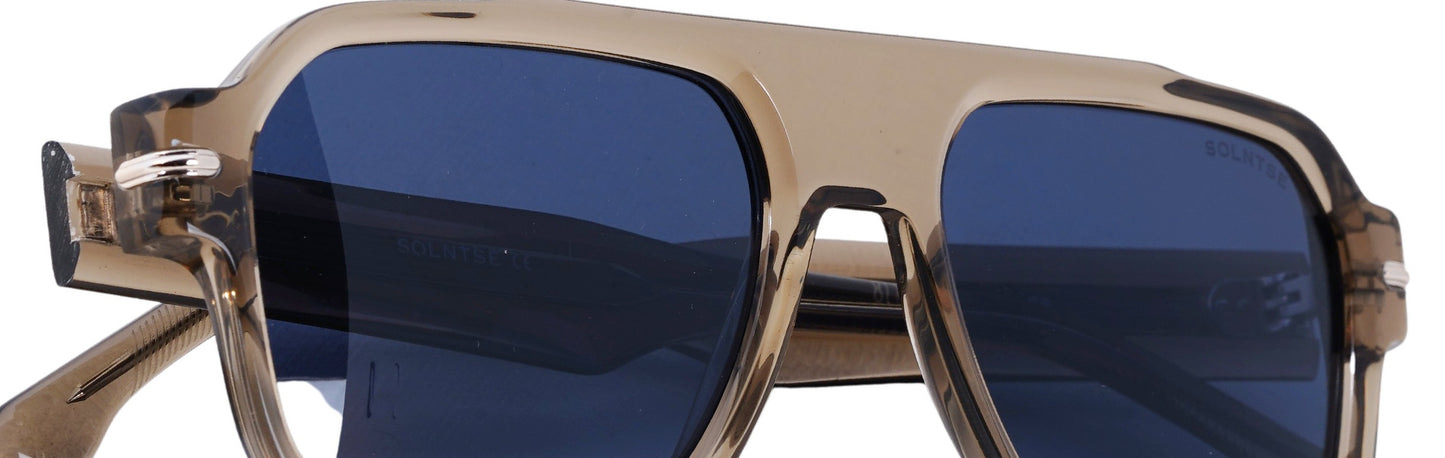 ST8773-C6-Handmade Bio Acetate-Champagne Smoke