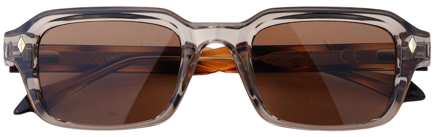 UP98113-C4-Handmade Bio Acetate-Crystal Taupe Smoke