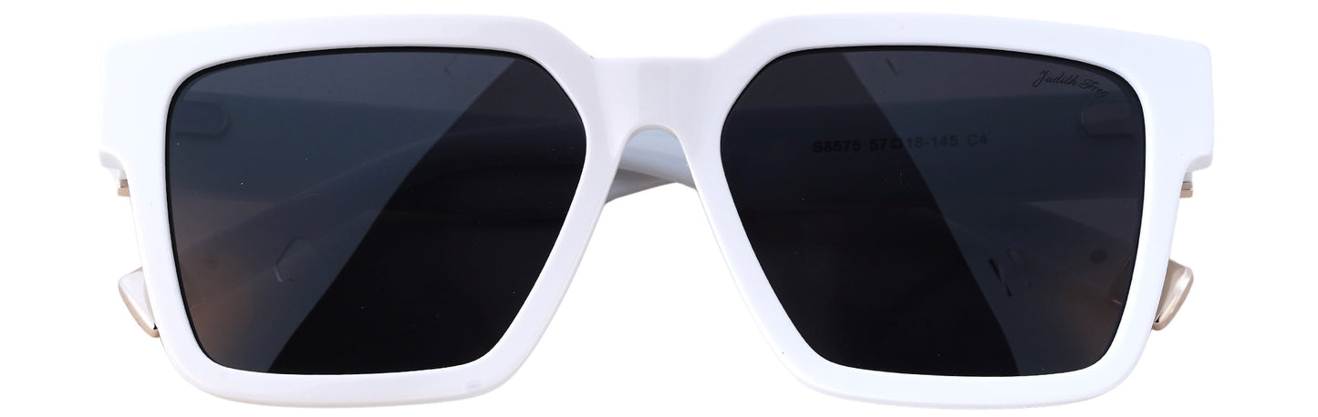 JF8575-C4-Handmade Bio Acetate-Arctic White
