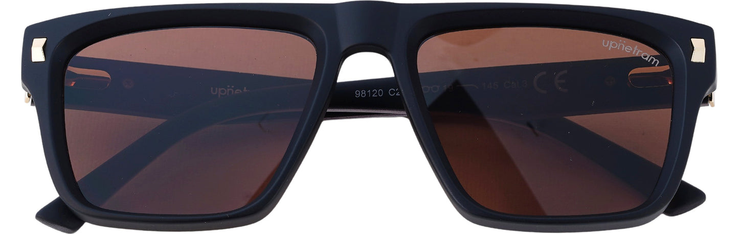 UP98120-C2-Handmade Bio Acetate-Matte Onyx