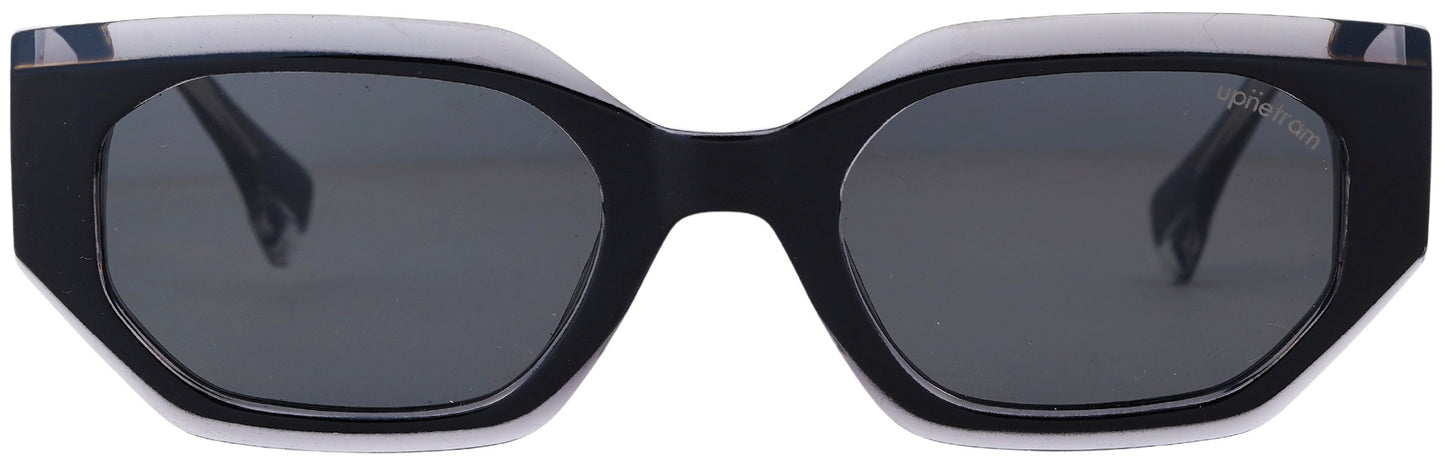 UP98117-C1-Handmade Bio Acetate-Gloss Black Crystal