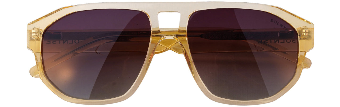 ST8693-C4-Handmade Bio Acetate-Champagne Gold