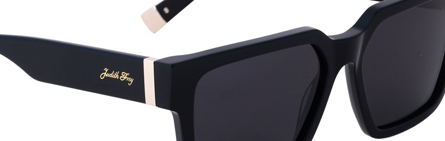JF8575-C1-Handmade Bio Acetate-Jet Black
