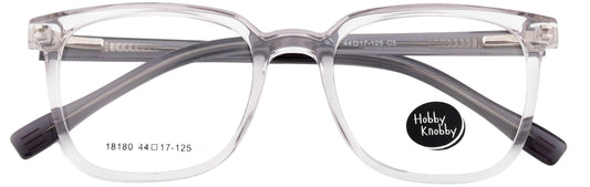 HK18180-C5-Handmade Mix Material-Translucent Grey - glassesbyahana.com