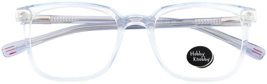 HK18180-C6-Handmade Mix Material-Translucent blue - glassesbyahana.com