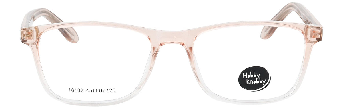 HK18182-C7-Handmade Mix Material-Clear Orange - glassesbyahana.com