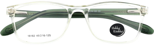 HK18182-C9-Handmade Mix Material-Crystal Green - glassesbyahana.com
